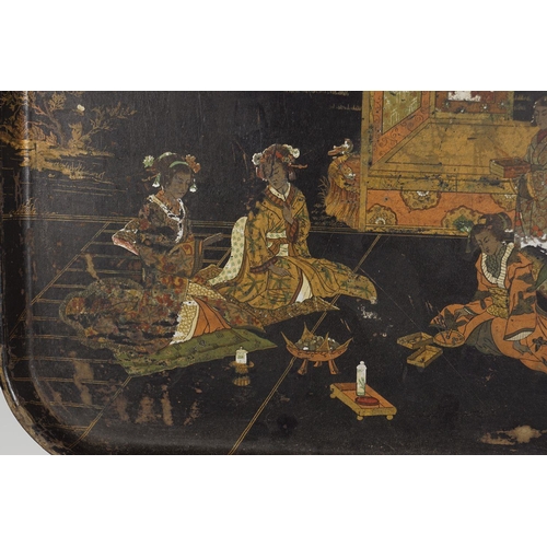 473 - REGENCY PAPIER MACHE TRAY