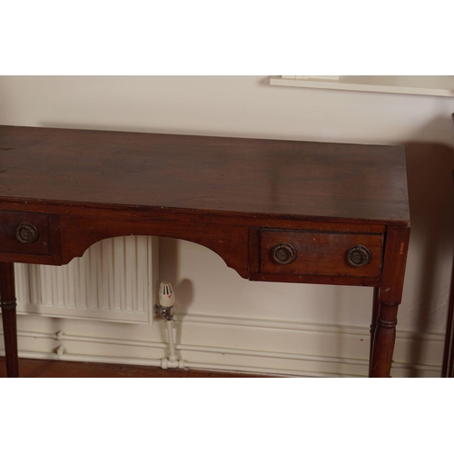 490 - REGENCY MAHOGANY SIDE TABLE