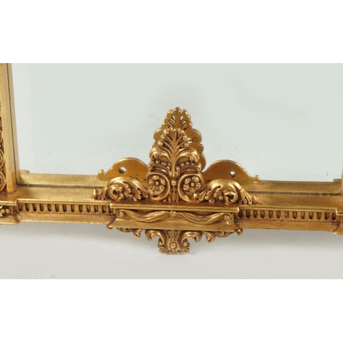 546 - FRENCH EMPIRE STYLE GILT FRAMED PIER MIRROR