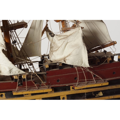 558 - MODEL SAILING SHIP