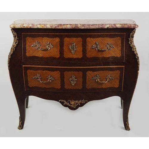 561 - LOUIS XV STYLE ORMOLU MOUNTED COMMODE