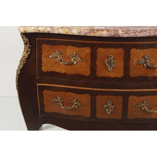 561 - LOUIS XV STYLE ORMOLU MOUNTED COMMODE