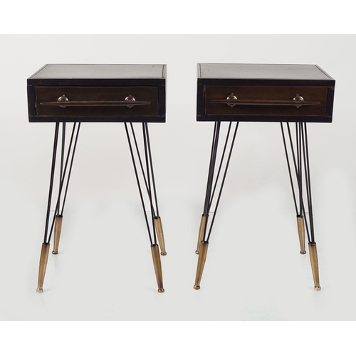 566 - PAIR OF 20TH-CENTURY INDUSTRIAL STYLE TABLES