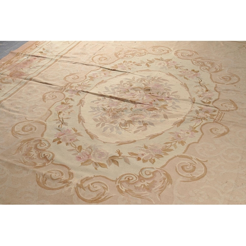 569 - LARGE AUBUSSON CARPET