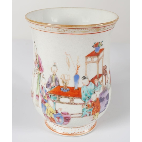 580 - 18TH-CENTURY CHINESE FAMILLE ROSE MUG