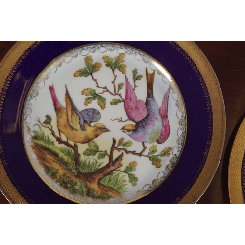 623 - 3 19TH-CENTURY CONTINENTAL PORCELAIN PLATES