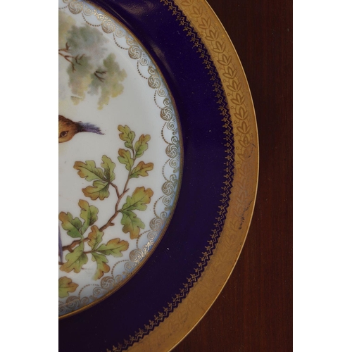 623 - 3 19TH-CENTURY CONTINENTAL PORCELAIN PLATES