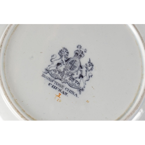 629 - 7 19TH-CENTURY IRONSTONE PLATES