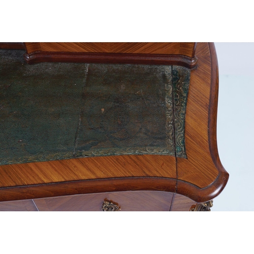 650 - LATE 19TH-CENTURY BRASS MOUNTED KINGWOOD DESK