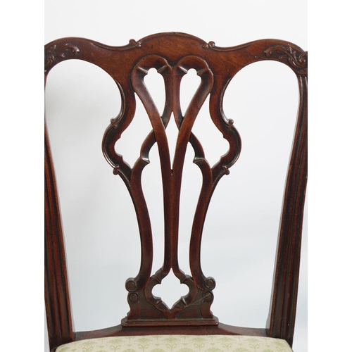 85 - PAIR OF GEORGE III MAHOGANY CHAIRS