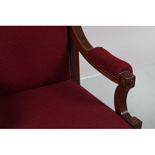 94 - PAIR OF 19TH-CENTURY WALNUT ARMCHAIRS