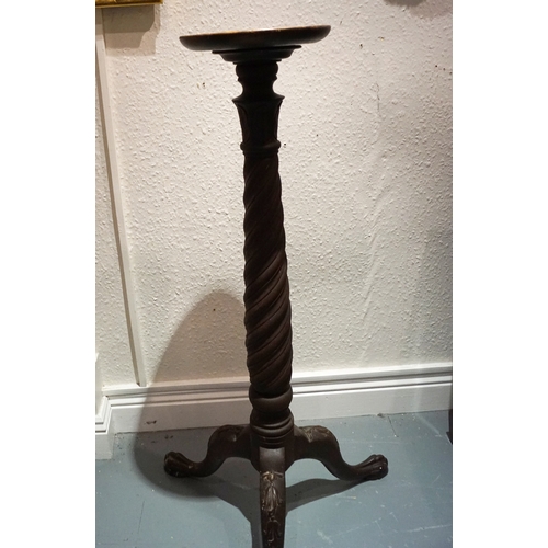 290 - 19TH-CENTURY MAHOGANY TORCHERE