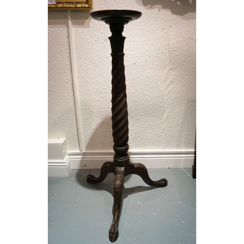 290 - 19TH-CENTURY MAHOGANY TORCHERE