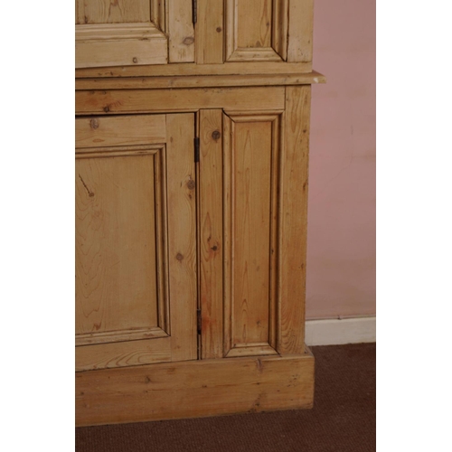 1289 - LARGE 19TH-CENTURY PINE CUPBOARD