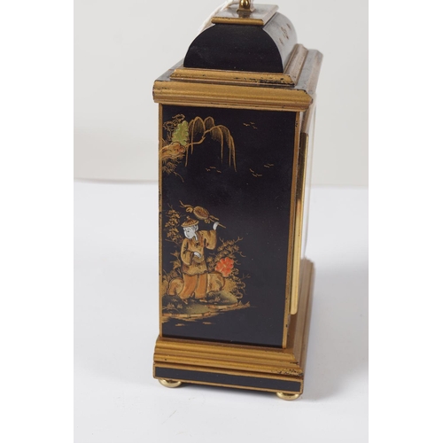 1293 - ELLIOTT LACQUERED BRACKET CLOCK