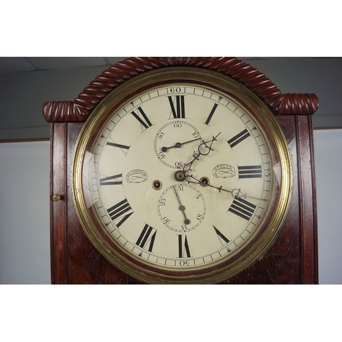 134 - DUBLIN REGENCY PERIOD LONGCASE CLOCK