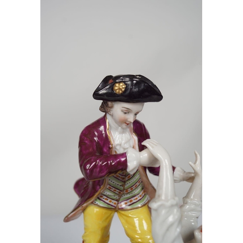 137 - 19TH-CENTURY CHELSEA PORCELAIN GROUP