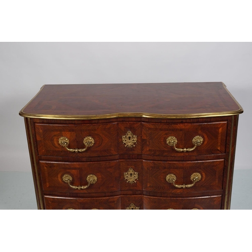 161 - 19TH-CENTURY FRENCH KINGWOOD COMMODE