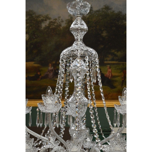 175 - LARGE IRISH CRYSTAL CHANDELIER