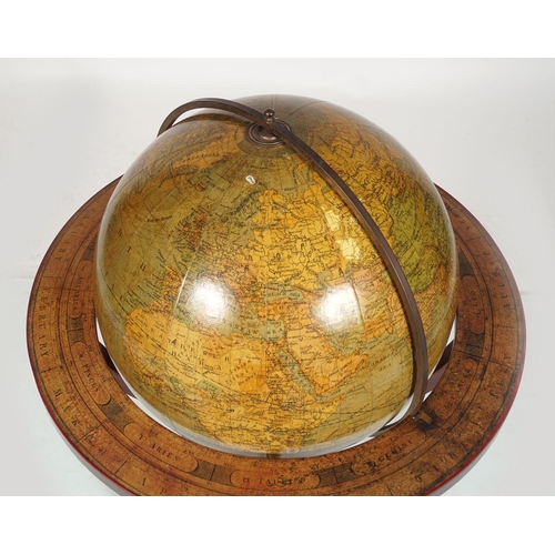 187 - ANTIQUE TERRESTRIAL GLOBE