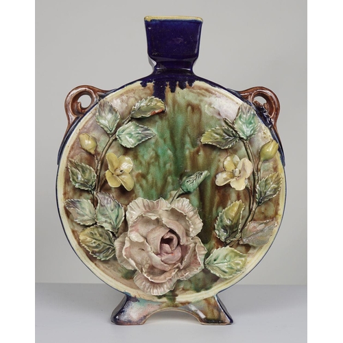 21 - 19TH-CENTURY MAJOLICA VASE