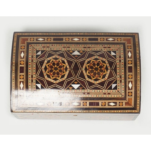 227 - MOROCCAN MARQUETRY JEWELLERY BOX