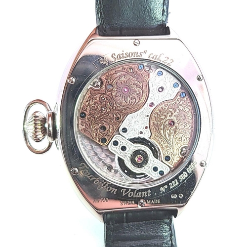 304 - VAN DER BAUWEDE - 4 SAISONS TOURBILLON WRISTWATCH