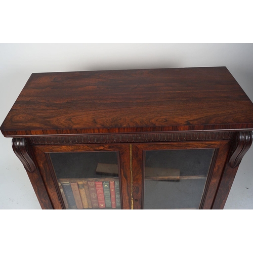 333 - REGENCY ROSEWOOD BOOKCASE