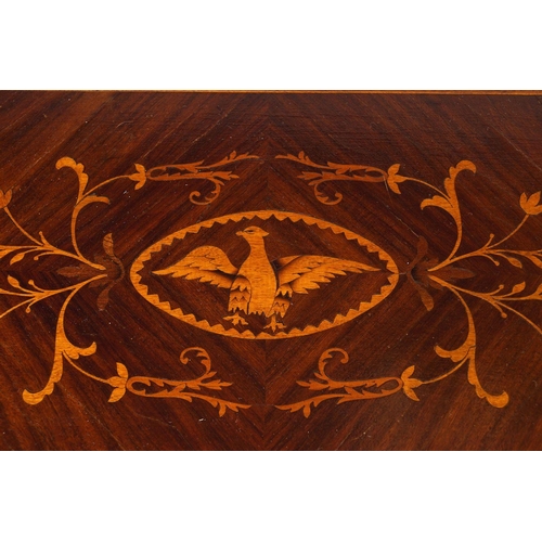 342 - PAIR OF 19TH-CENTURY WALNUT & MARQUETRY CHESTS