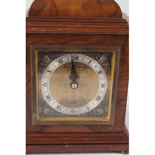 35 - ELLIOTT WALNUT CASED BRACKET CLOCK