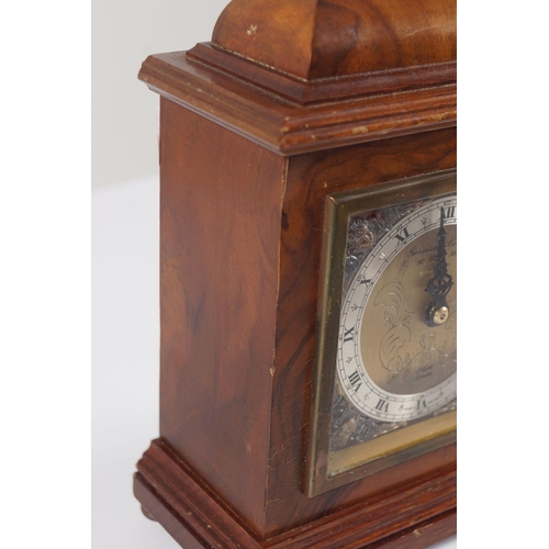 35 - ELLIOTT WALNUT CASED BRACKET CLOCK