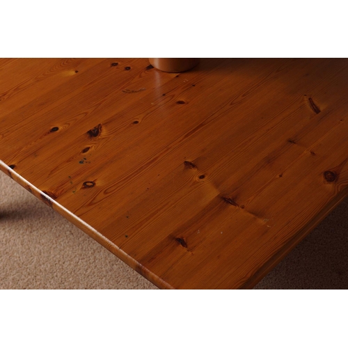 360 - LARGE MODERN PINE COFFEE TABLE