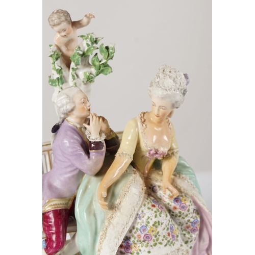 368 - 19TH-CENTURY GERMAN PORCELAIN GROUP