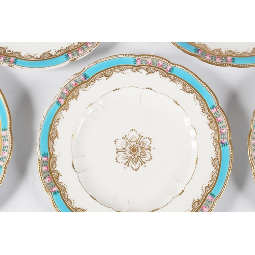 42 - 4 19TH-CENTURY WORCESTER PLATES