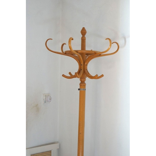 48 - EDWARDIAN BENTWOOD HAT & COAT STAND