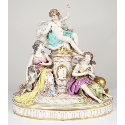 56 - LARGE MEISSEN PORCELAIN GROUP