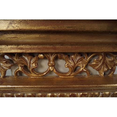 75 - LARGE CARVED GILT FRAMED PIER MIRROR