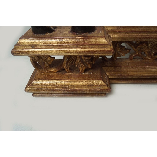 75 - LARGE CARVED GILT FRAMED PIER MIRROR