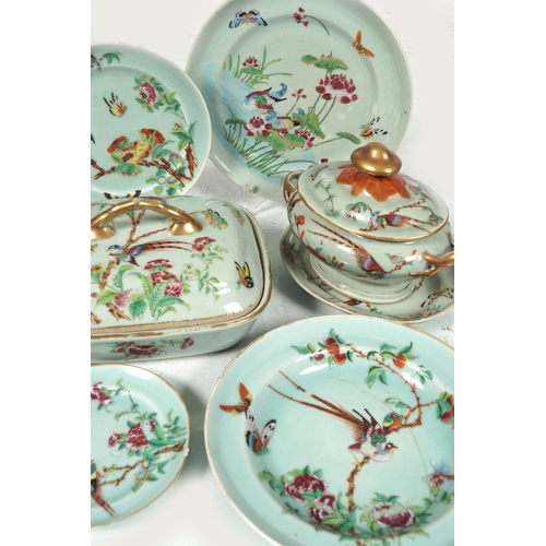 82 - 19TH-CENTURY CHINESE CELADON DINNER SERVICE