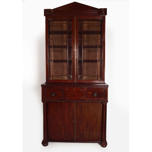 903 - REGENCY MAHOGANY BOOKCASE