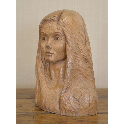 121 - CARVED WOOD SCULPTURE