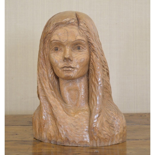 121 - CARVED WOOD SCULPTURE