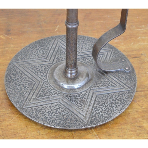 140 - ARTS AND CRAFTS METAL CANDLESTICK