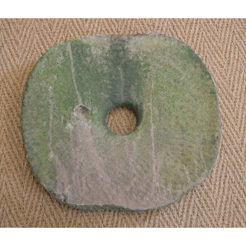 163 - 19TH-CENTURY IRISH VERNACULAR CORN GRINDING STONE