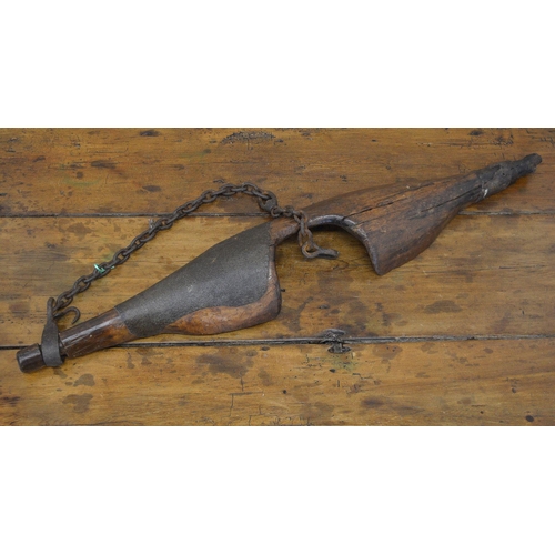 164 - 19TH-CENTURY IRISH VERNACULAR SHOULDER YOKE