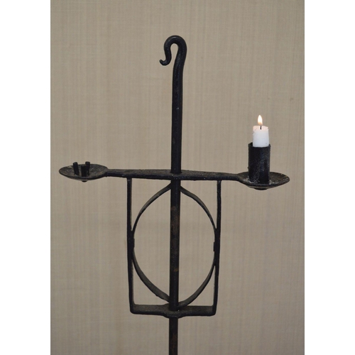 165 - 19TH-CENTURY IRISH FLOOR STANDING CANDLEHOLDER