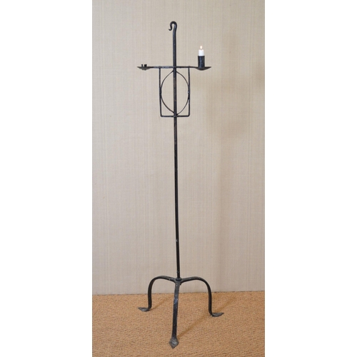 165 - 19TH-CENTURY IRISH FLOOR STANDING CANDLEHOLDER