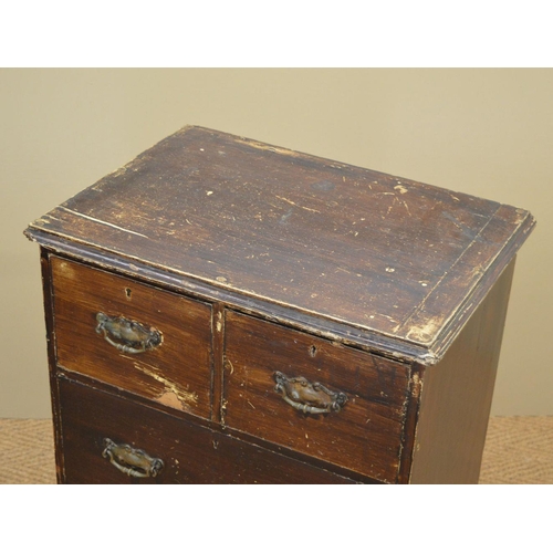 170 - 19TH-CENTURY IRISH PINE CHEST OF DRAWERS