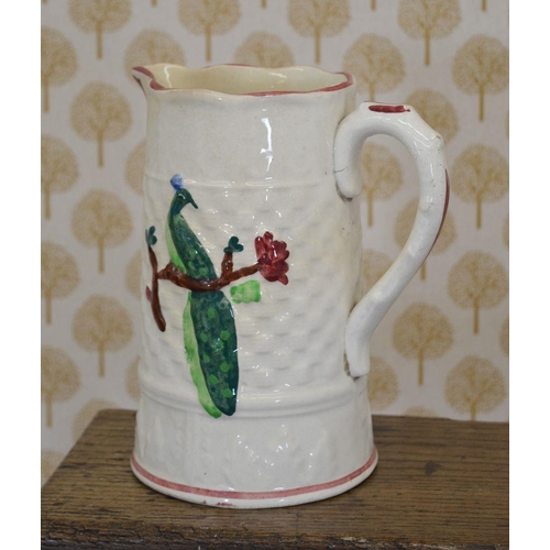 197 - LARGE SPONGEWARE MILK PITCHER