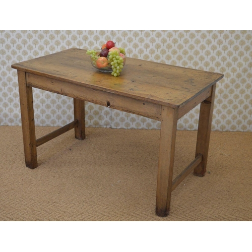 217 - 19TH-CENTURY IRISH PINE FARMHOUSE TABLE